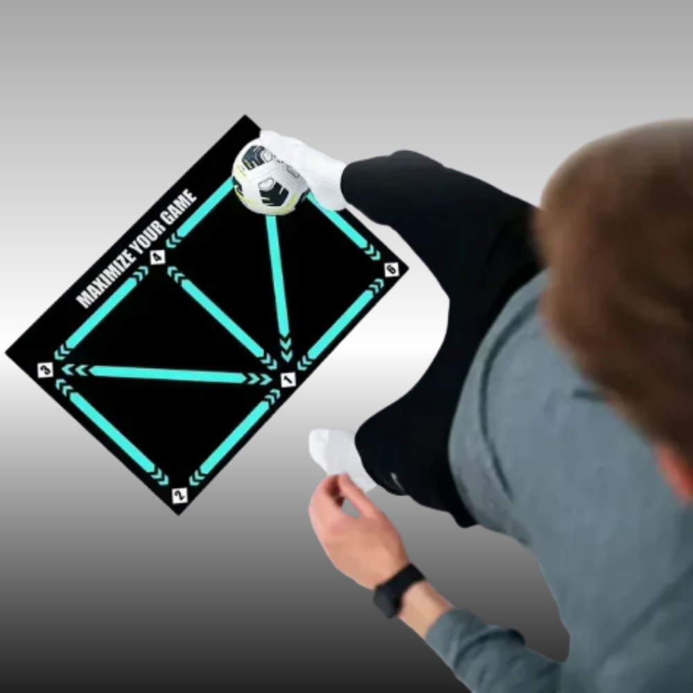 Tapis de football pliable avec sac de rangement pratique et transport facile