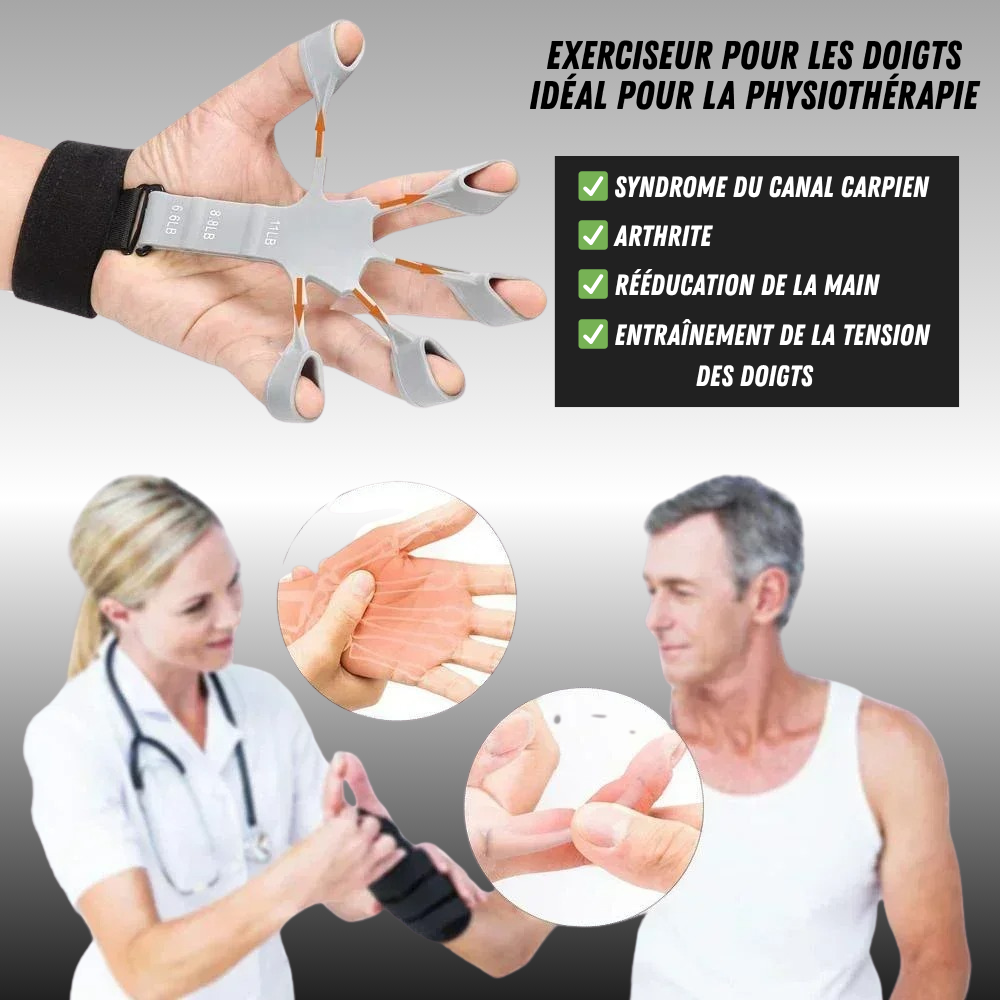 Exemples d'usages de l'exerciseur - musiciens, sportifs, rééducation